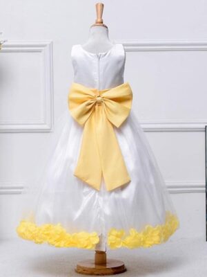 Flower Girls Bridesmaids Dress Formal Party Pageant Dress 4-5yrs Yellow | Dresses | Girls Clothing (Sizes 4 & Up) | Kids Clothing Shoes & Accs