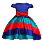 Flower Girl Dress Stripes Bow Wedding Bridesmaid Birthday Pageant 3-4 Years | Dresses | Maternity | Women's Clothing