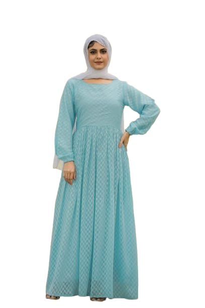 Abaya Georgette Full Sleeve Dress for Women's and Girl's