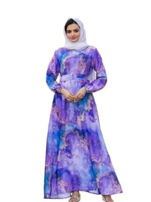 Abaya Nida Fabric Full Sleeve Dress For Women