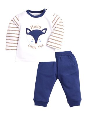 Unisex-baby Clothing Set( Navy Blue)